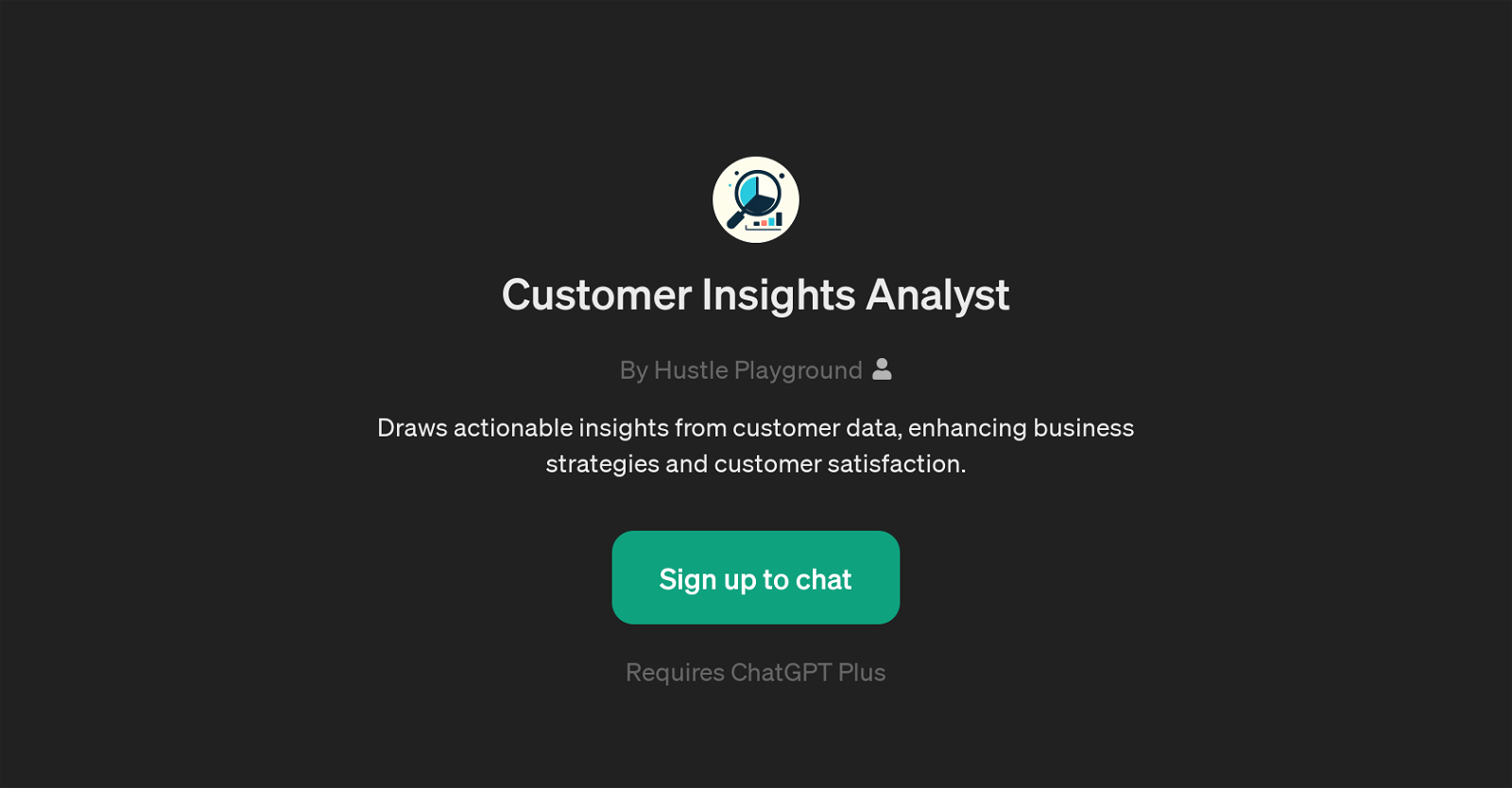 Customer Insights Analyst website