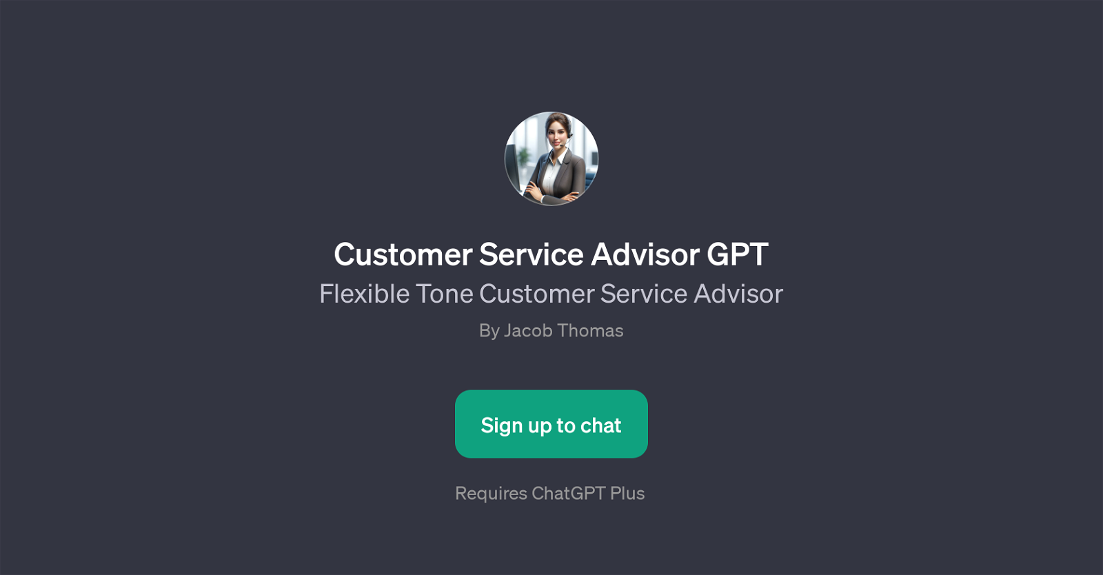 Customer Service Advisor GPT website