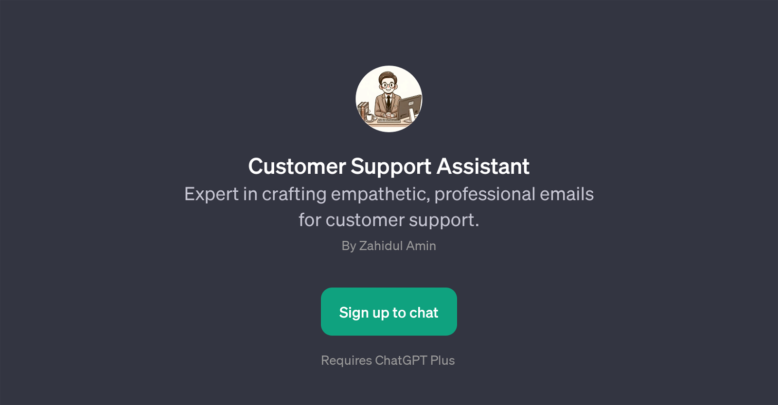 Customer Support Assistant website