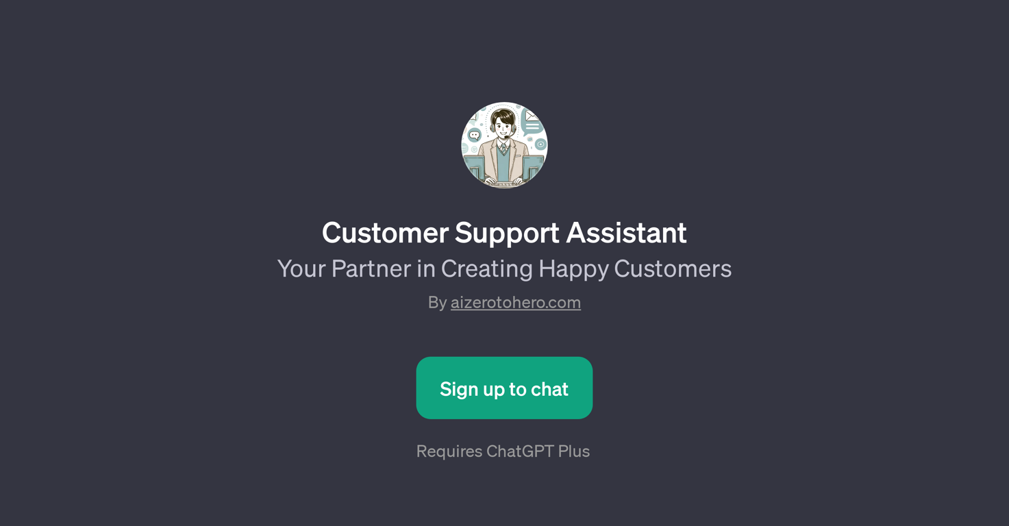 Customer Support Assistant website