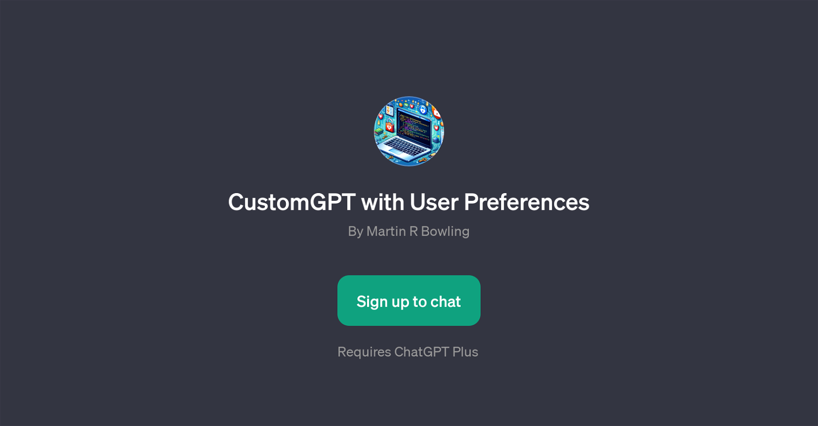 CustomGPT with User Preferences website