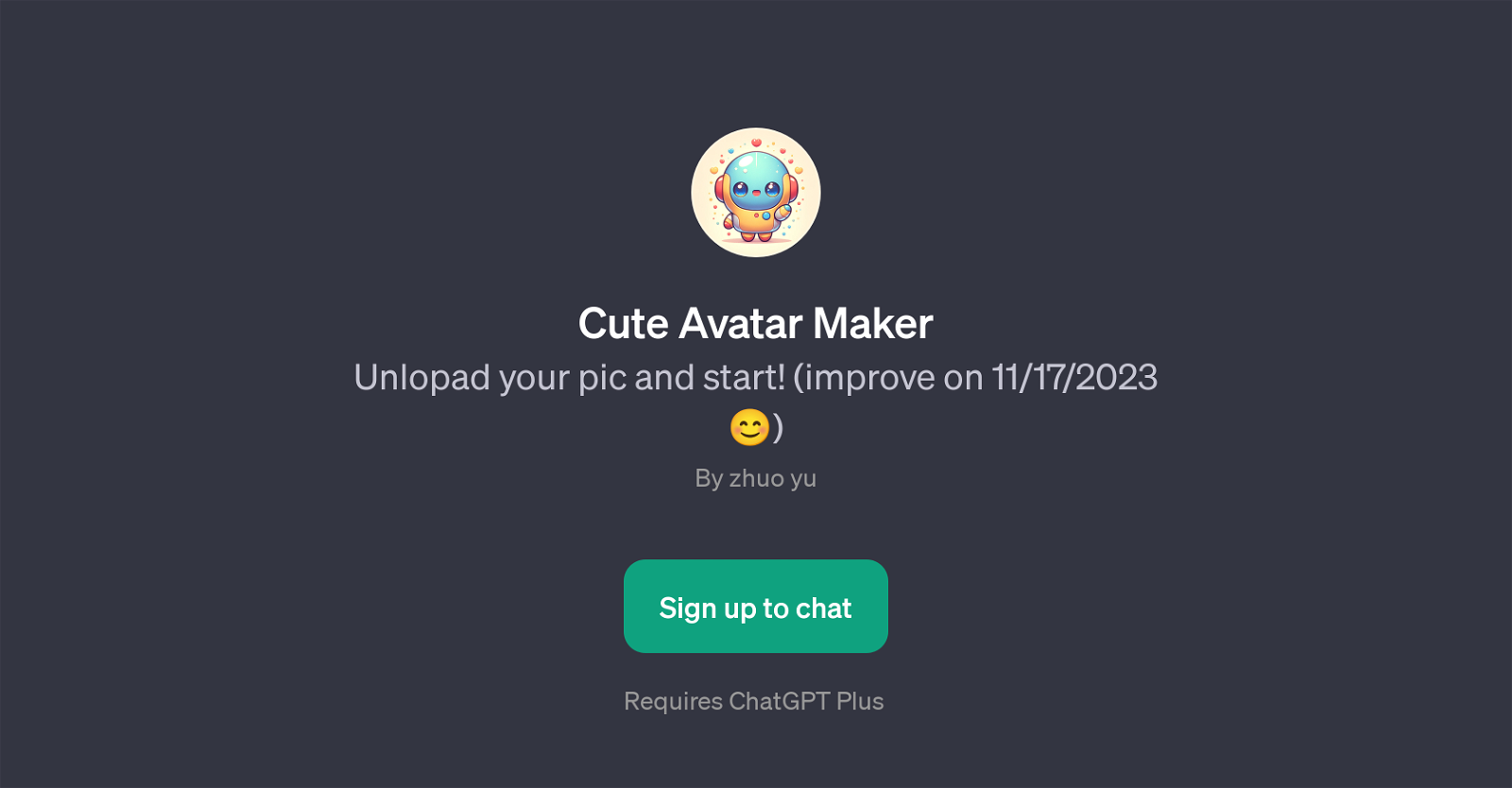 Cute Avatar Maker website