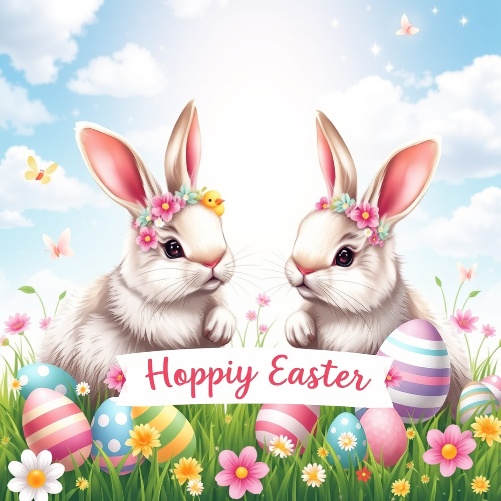 Cute Easter Wallpaper Generator website