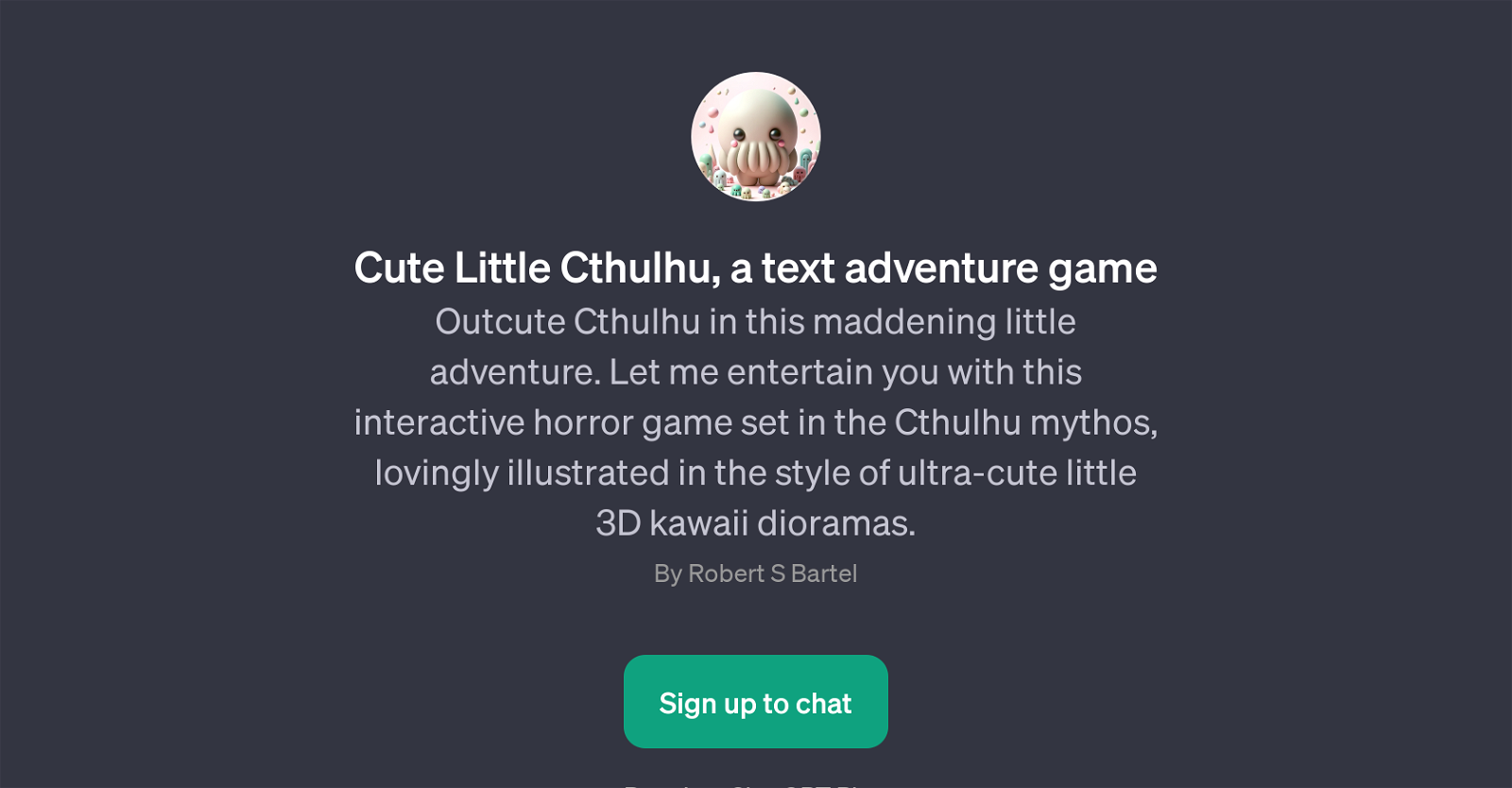 Cute Little Cthulhu website