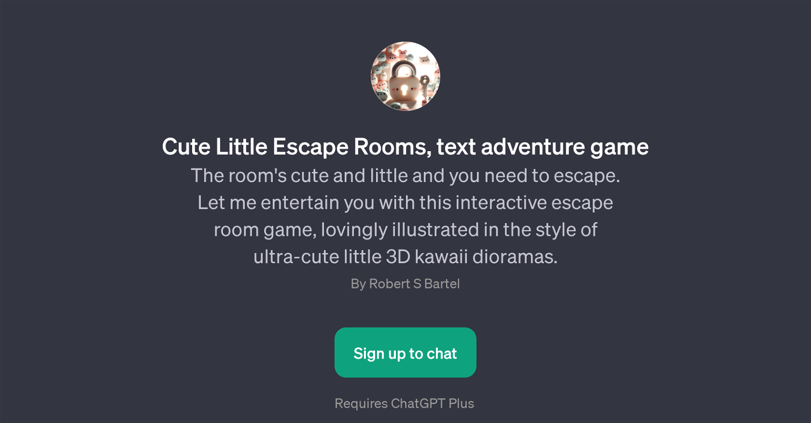 Cute Little Escape Rooms website