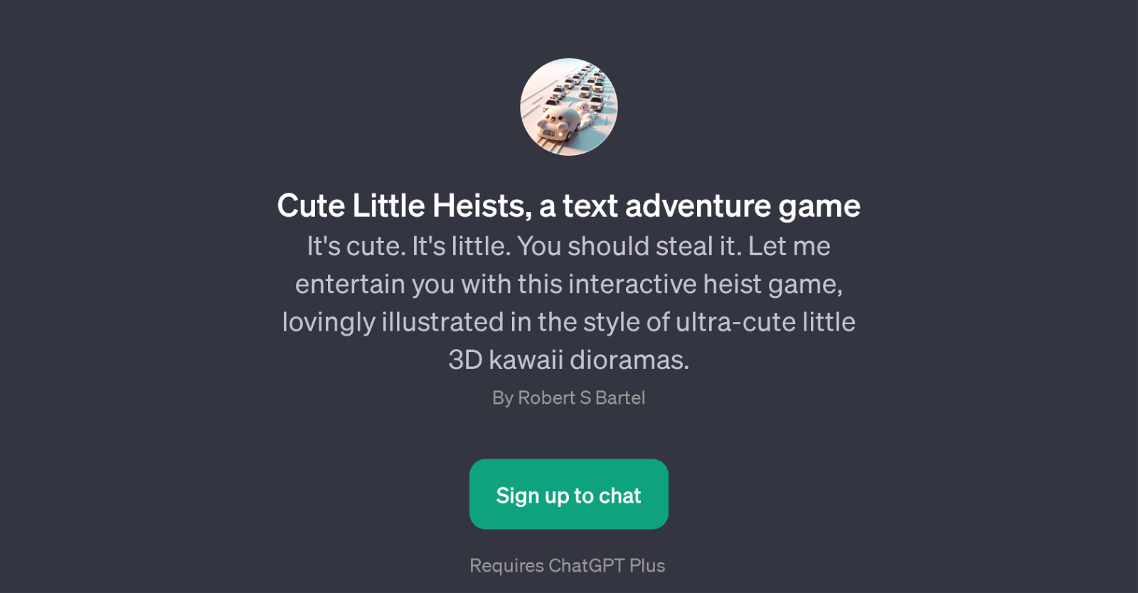 Cute Little Heists website
