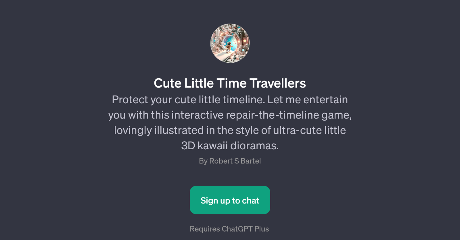 Cute Little Time Travellers website