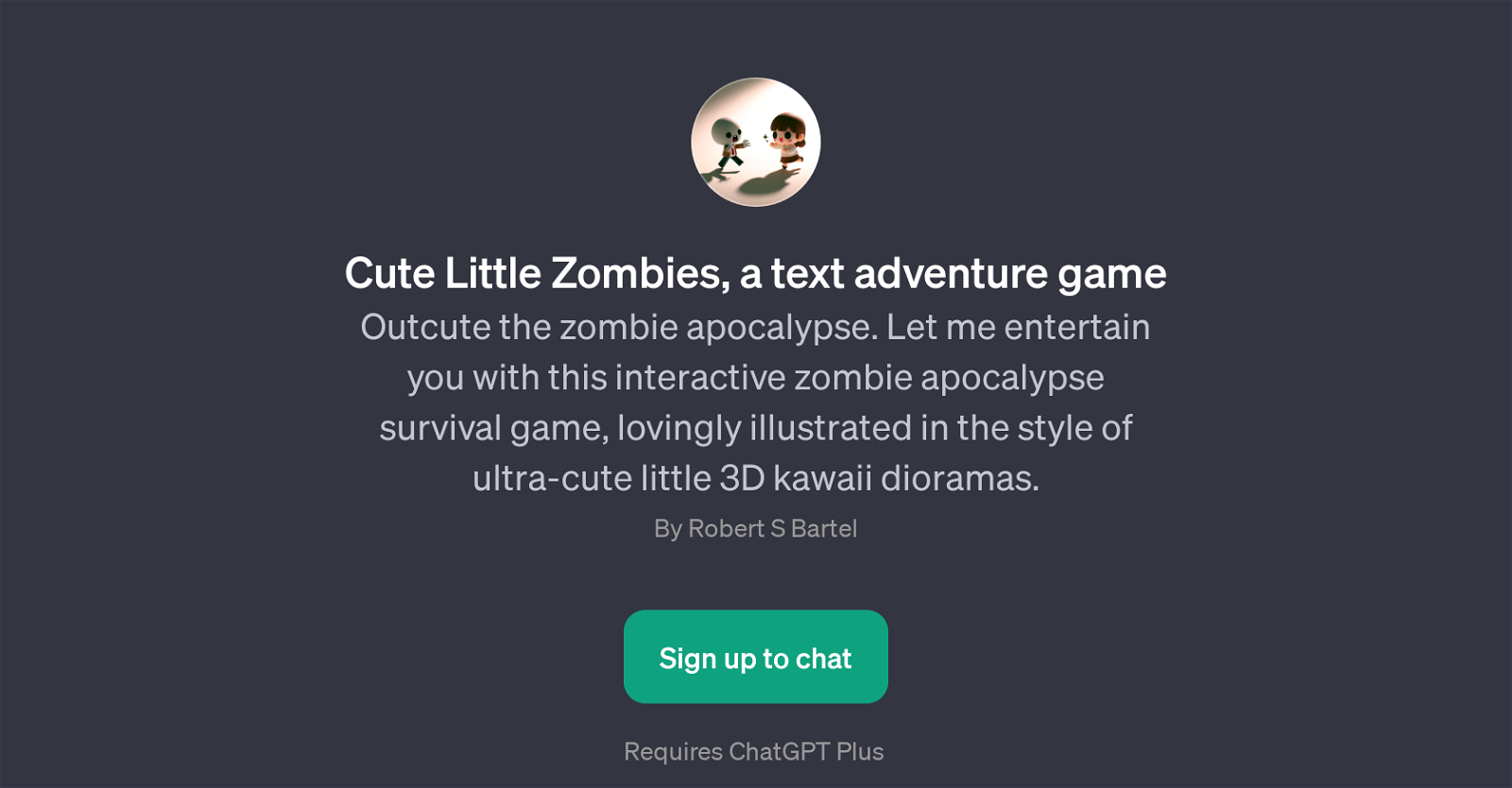 Cute Little Zombies website