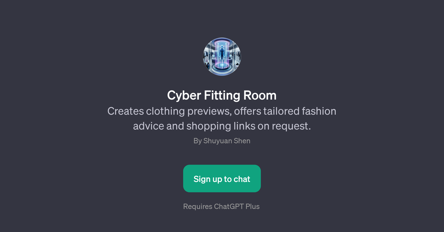 Cyber Fitting Room website