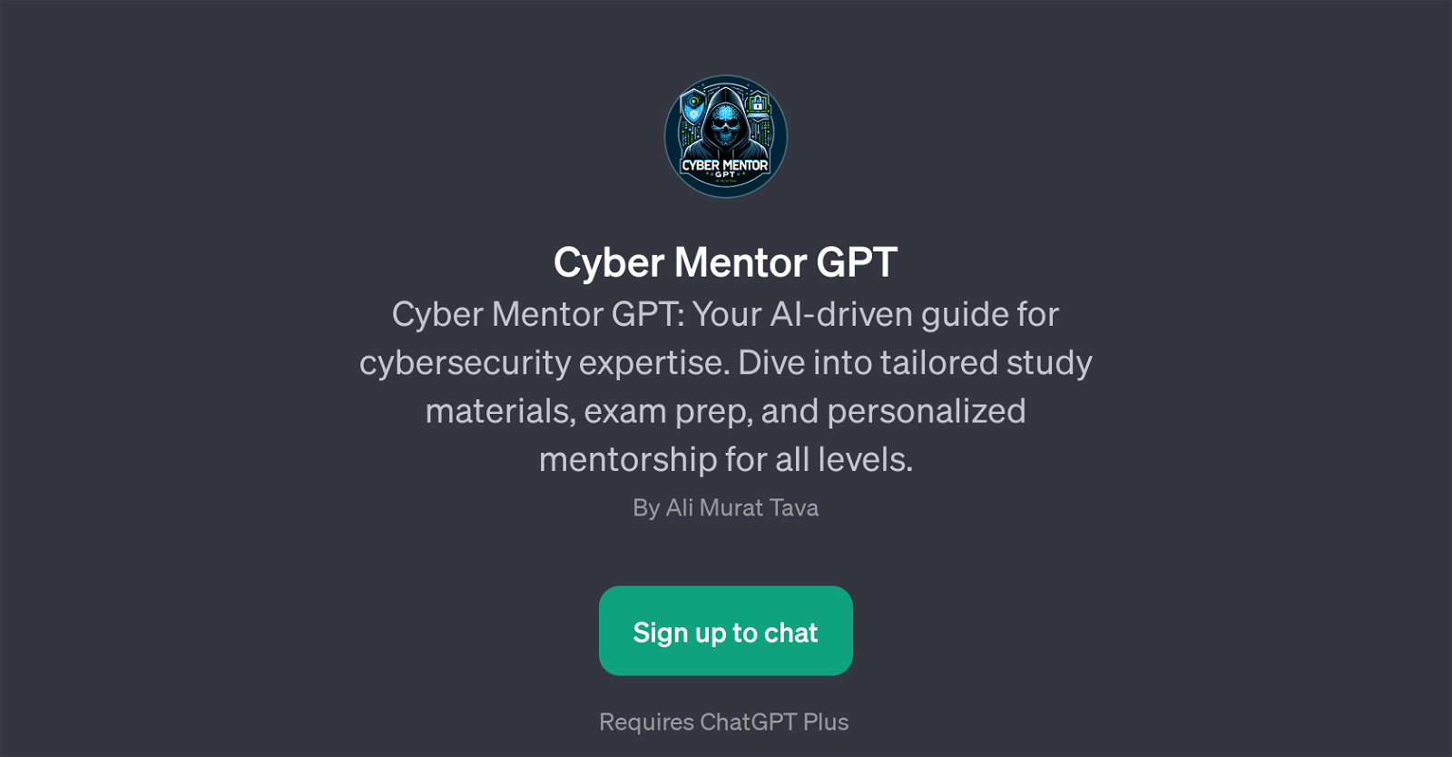 Cyber Mentor GPT website