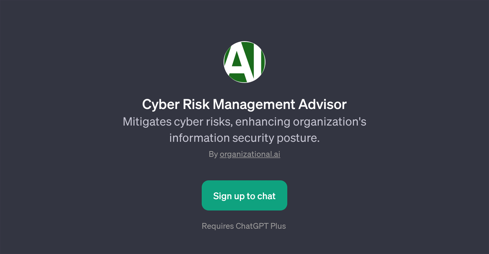 Cyber Risk Management Advisor website