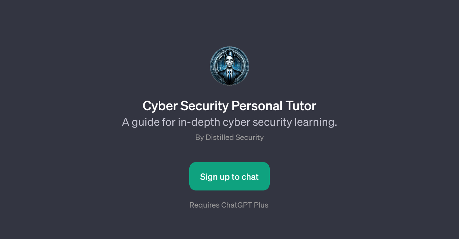 Cyber Security Personal Tutor website