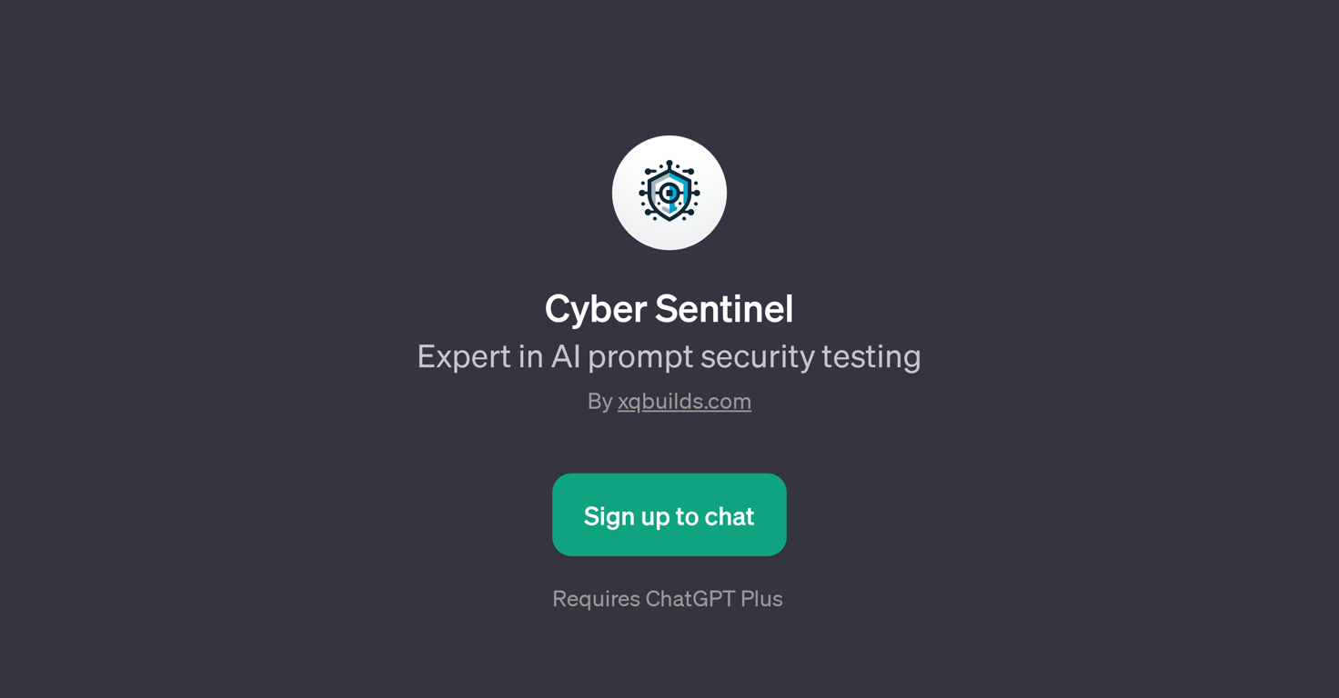 Cyber Sentinel website