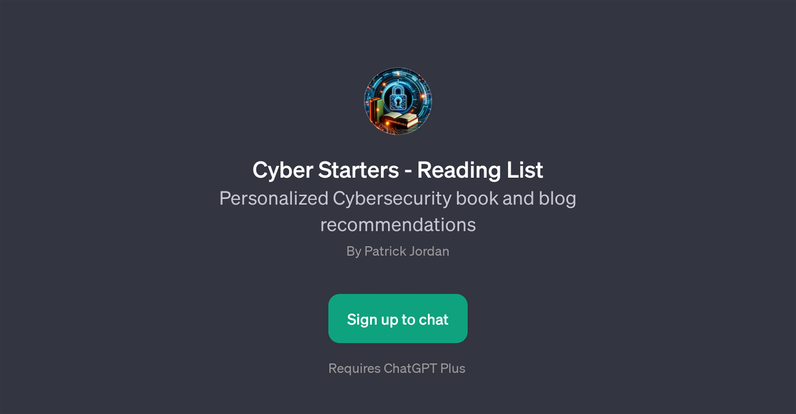 Cyber Starters - Reading List website
