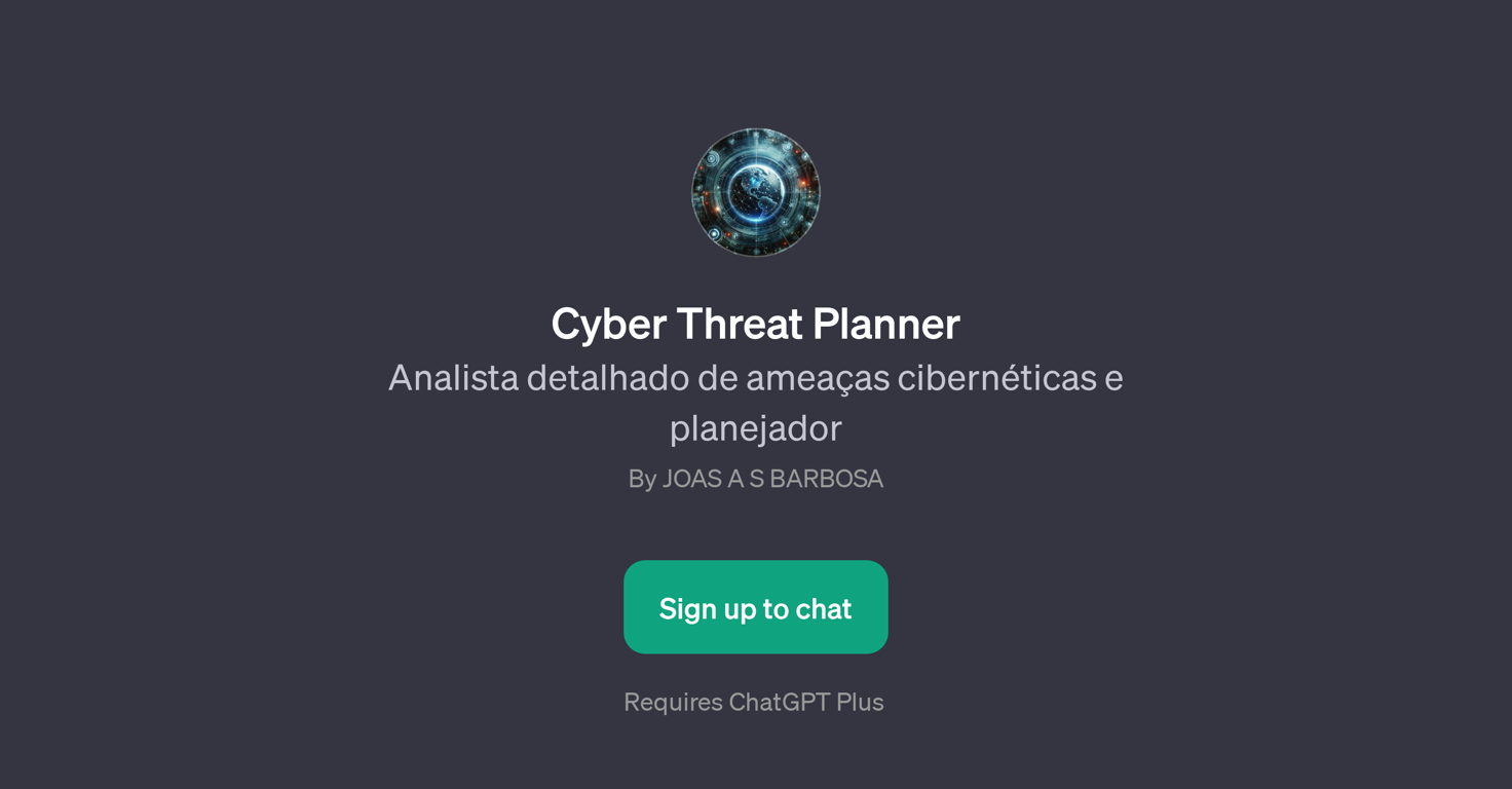Cyber Threat Planner website