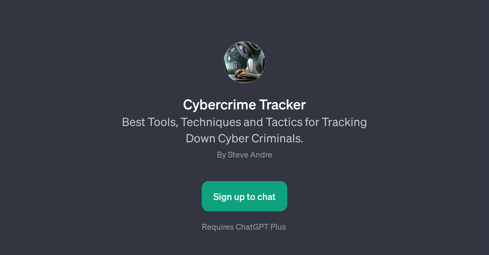 Cybercrime Tracker website