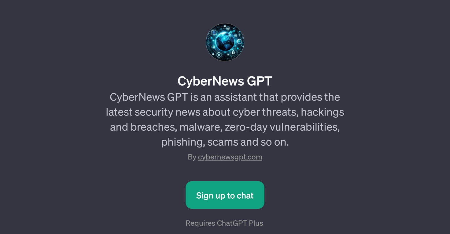 CyberNews GPT website