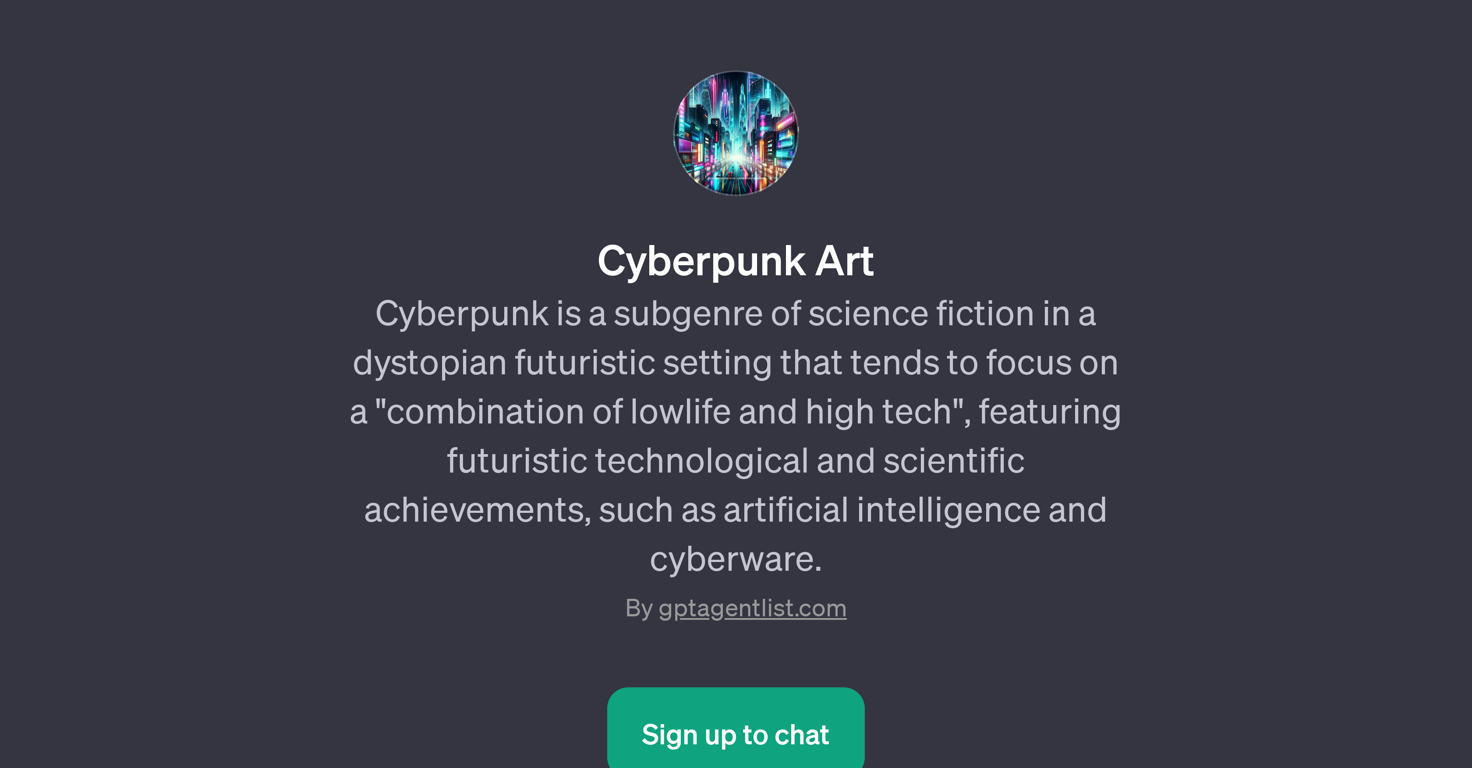 Cyberpunk Art website