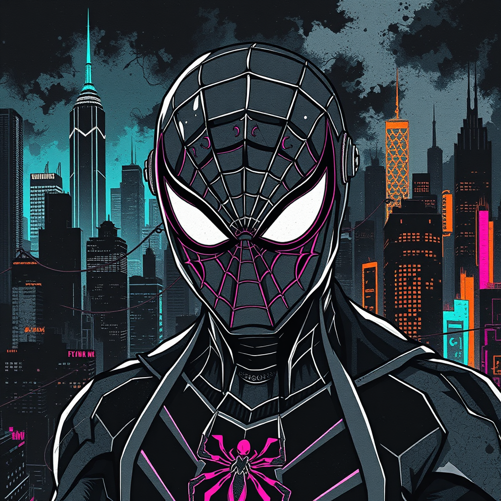 Cyberpunk Monochrome Vision website