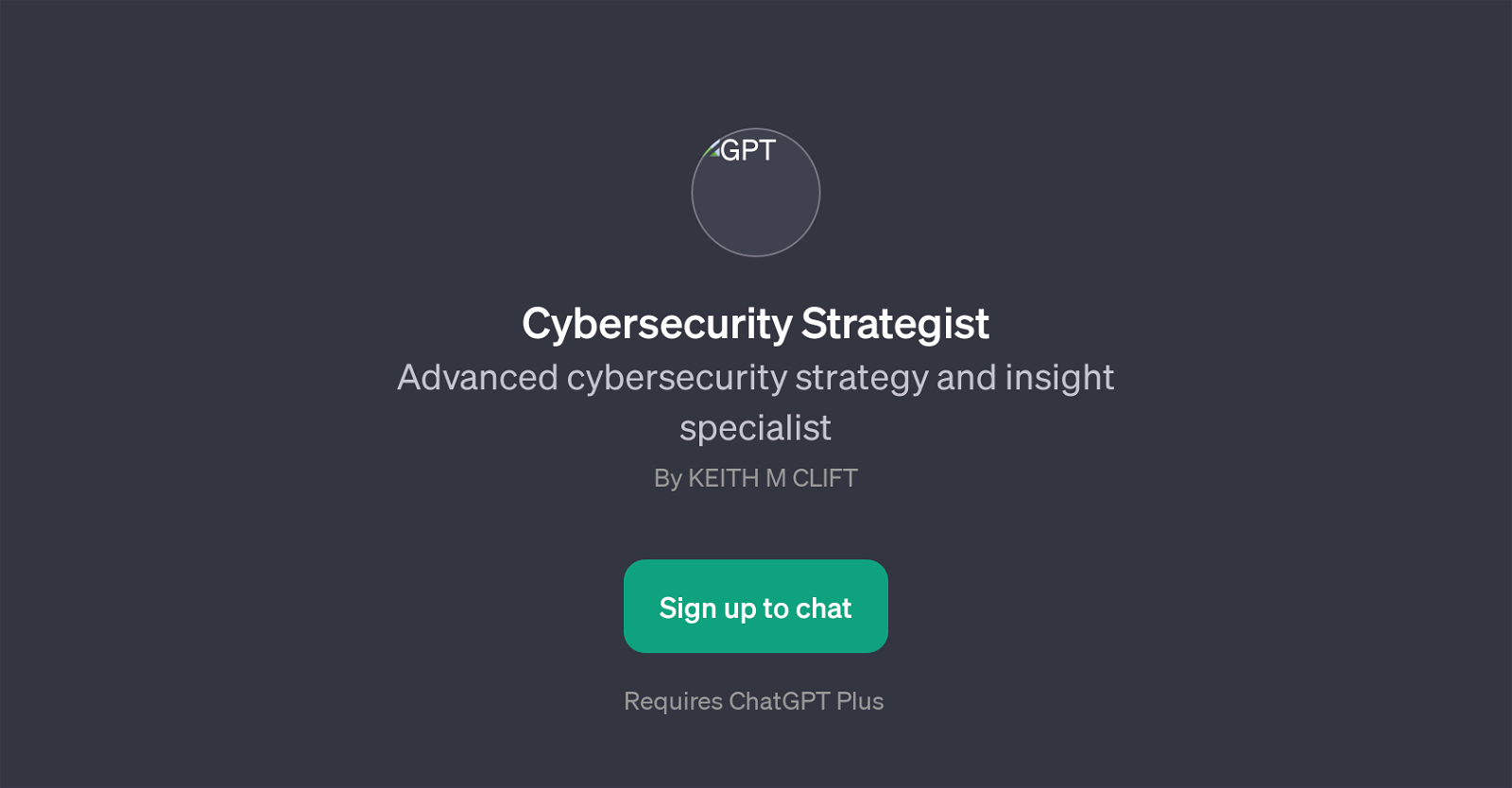Cybersecurity Strategist website
