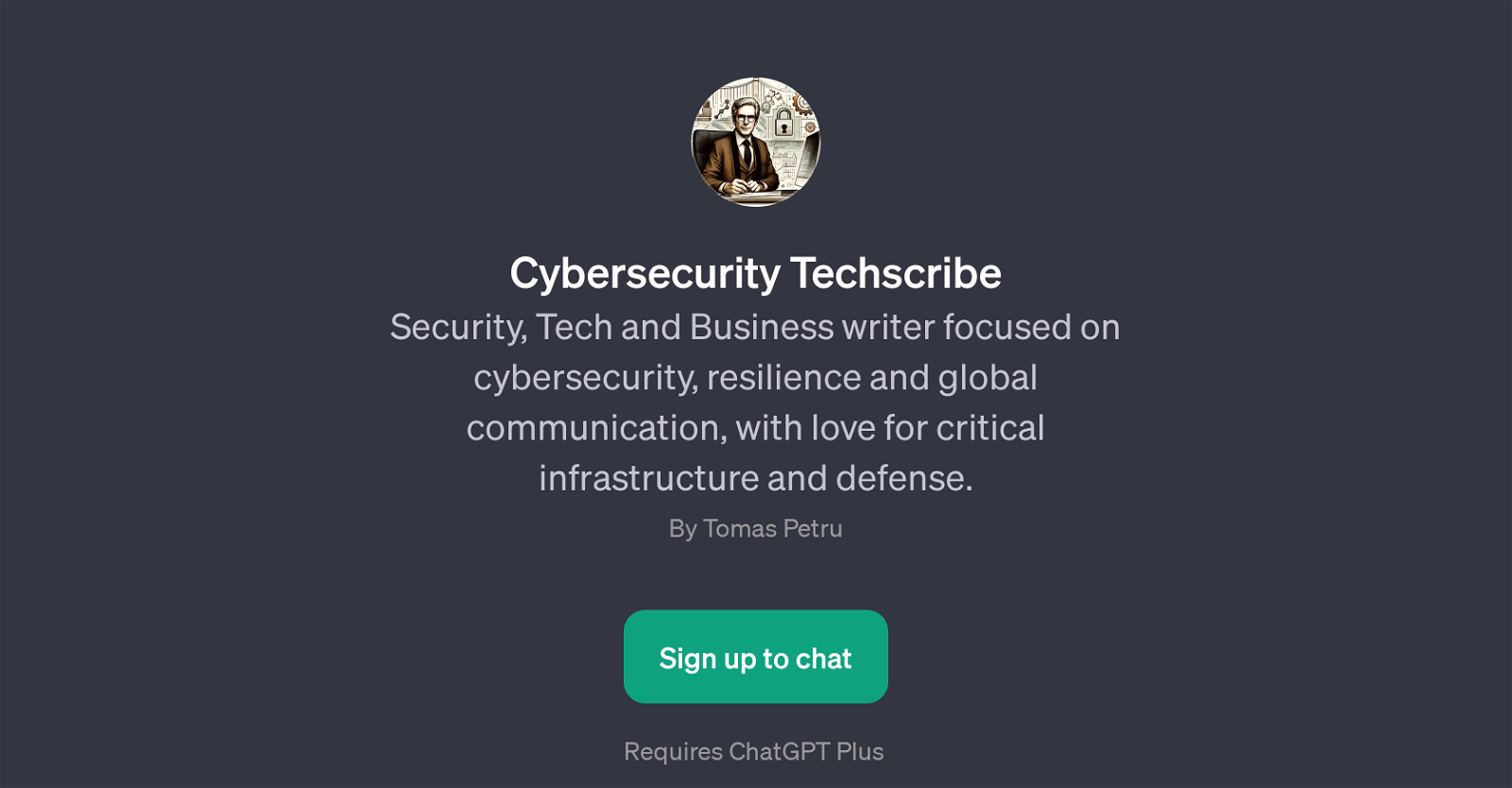 Cybersecurity Techscribe website