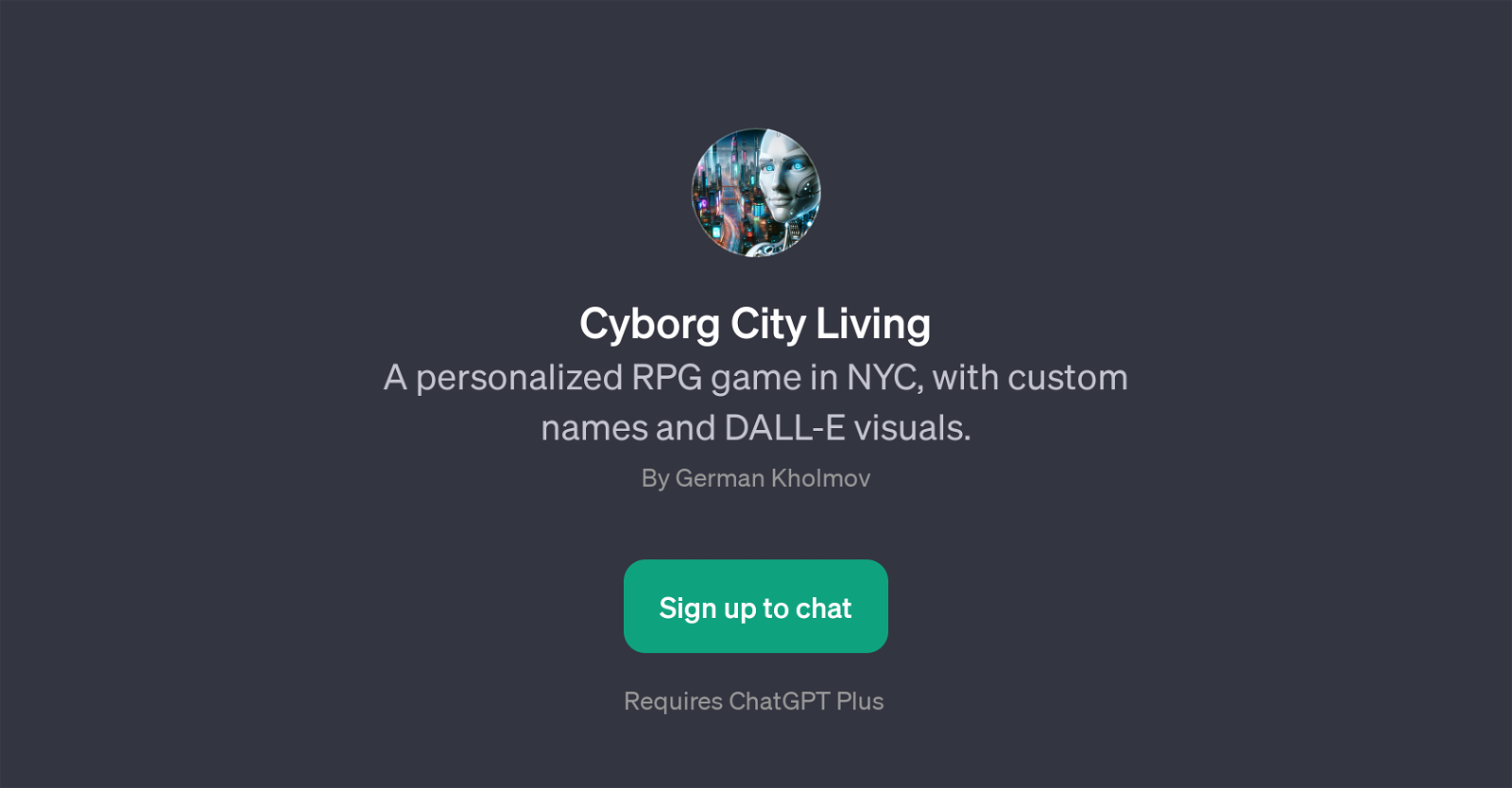 Cyborg City Living website