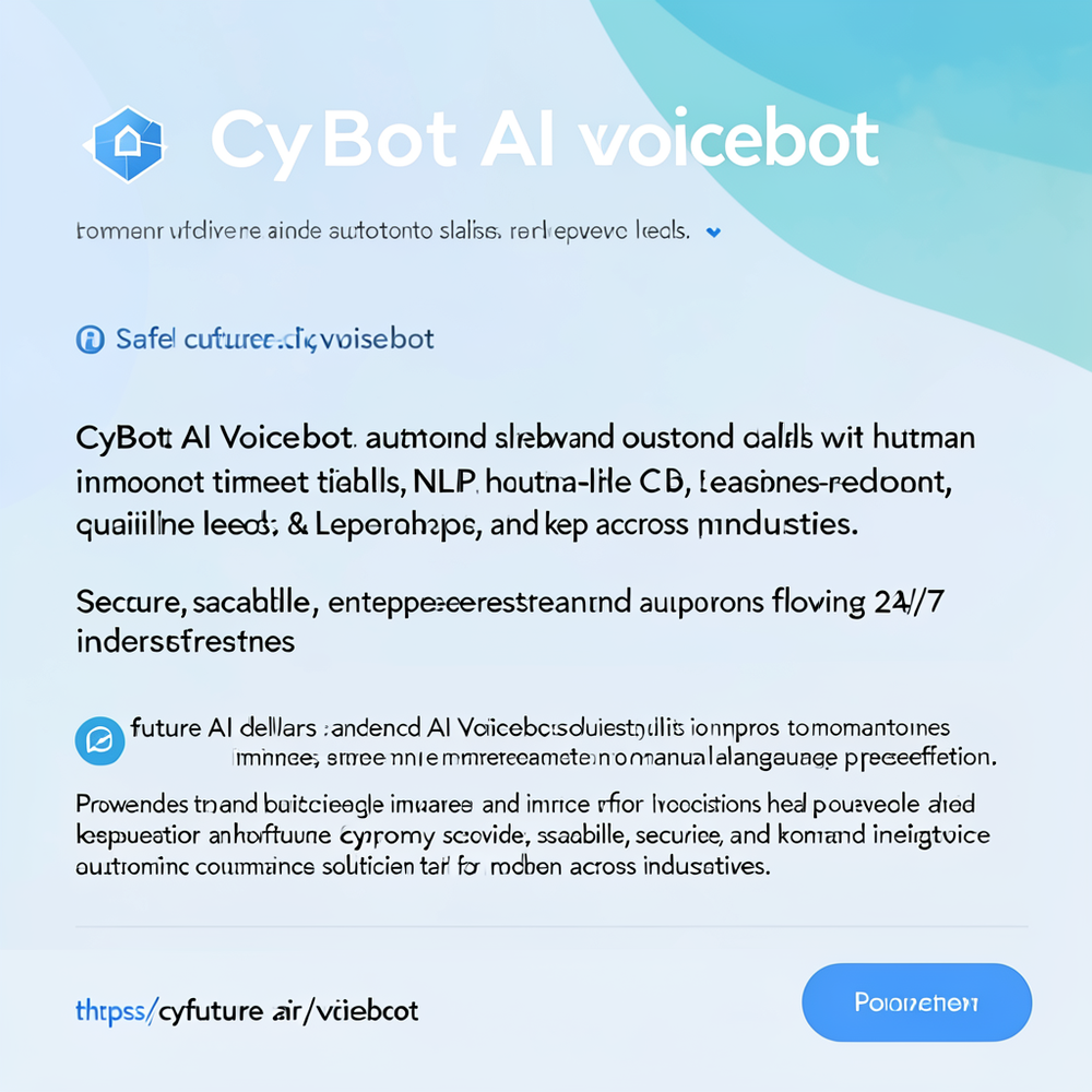 CyBot AI voicebot website