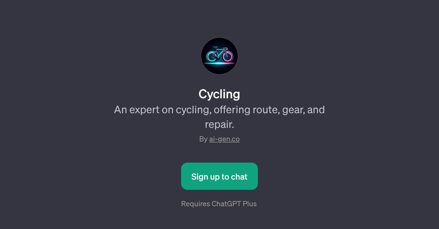 Cycling GPT website
