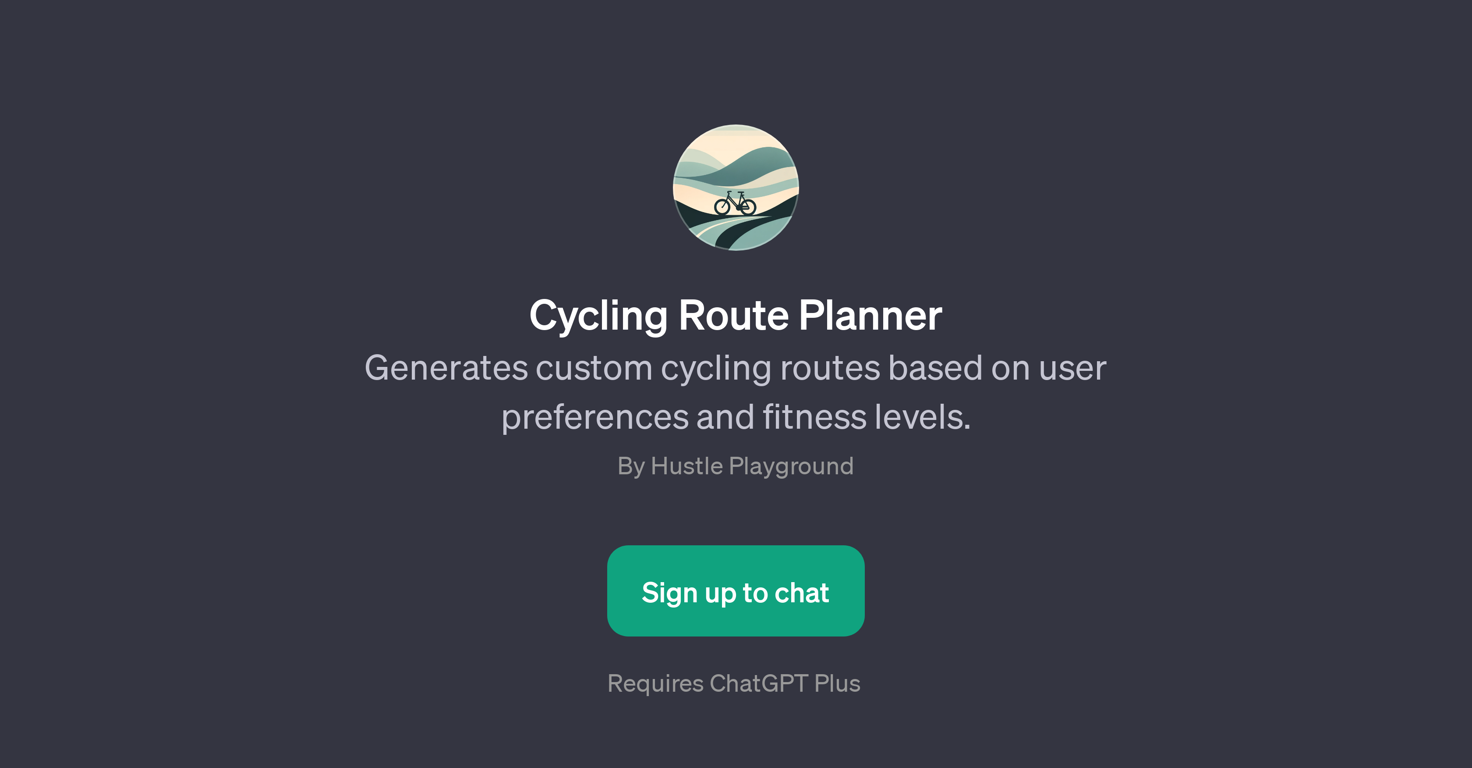 Cycling Route Planner website