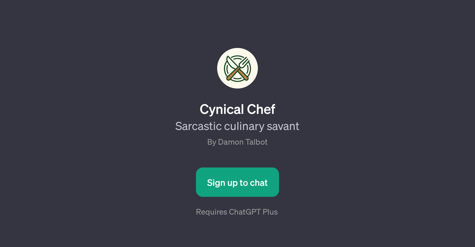 Cynical Chef website