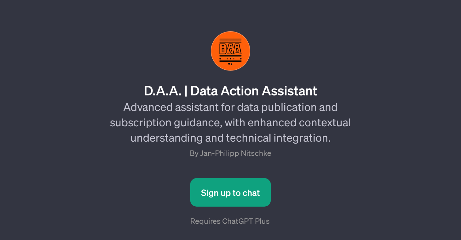 D.A.A. | Data Action Assistant website