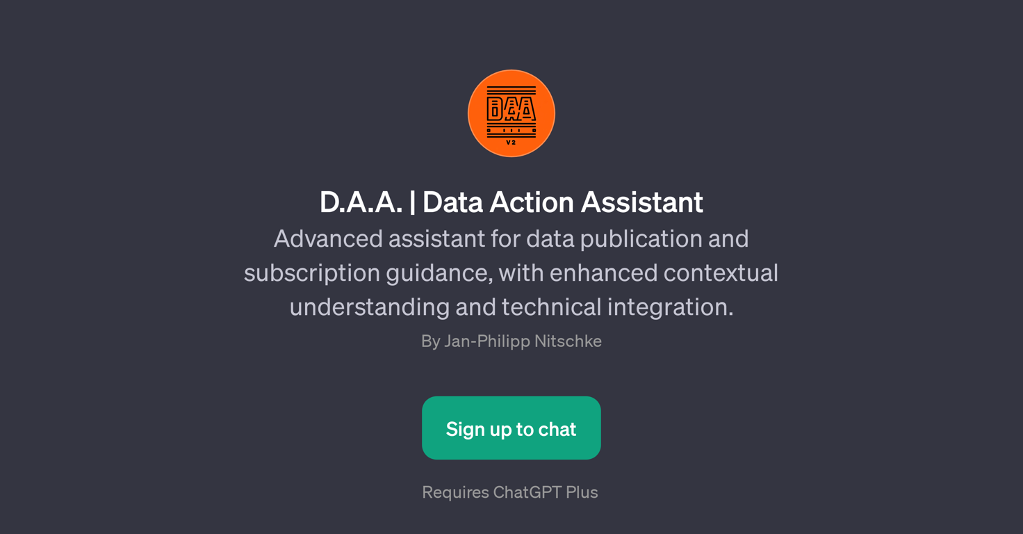 D.A.A. | Data Action Assistant website