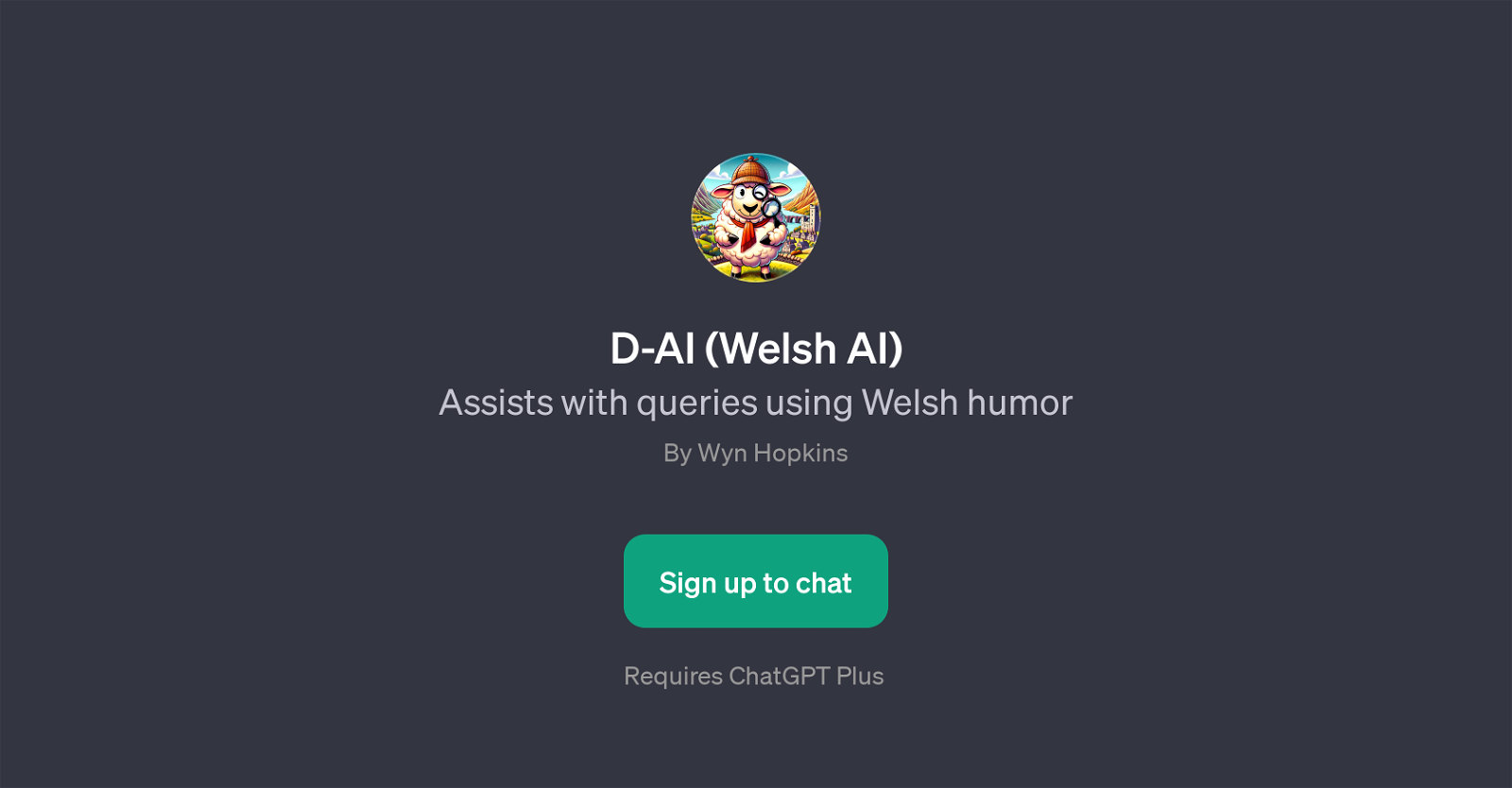 D-AI (Welsh AI) website
