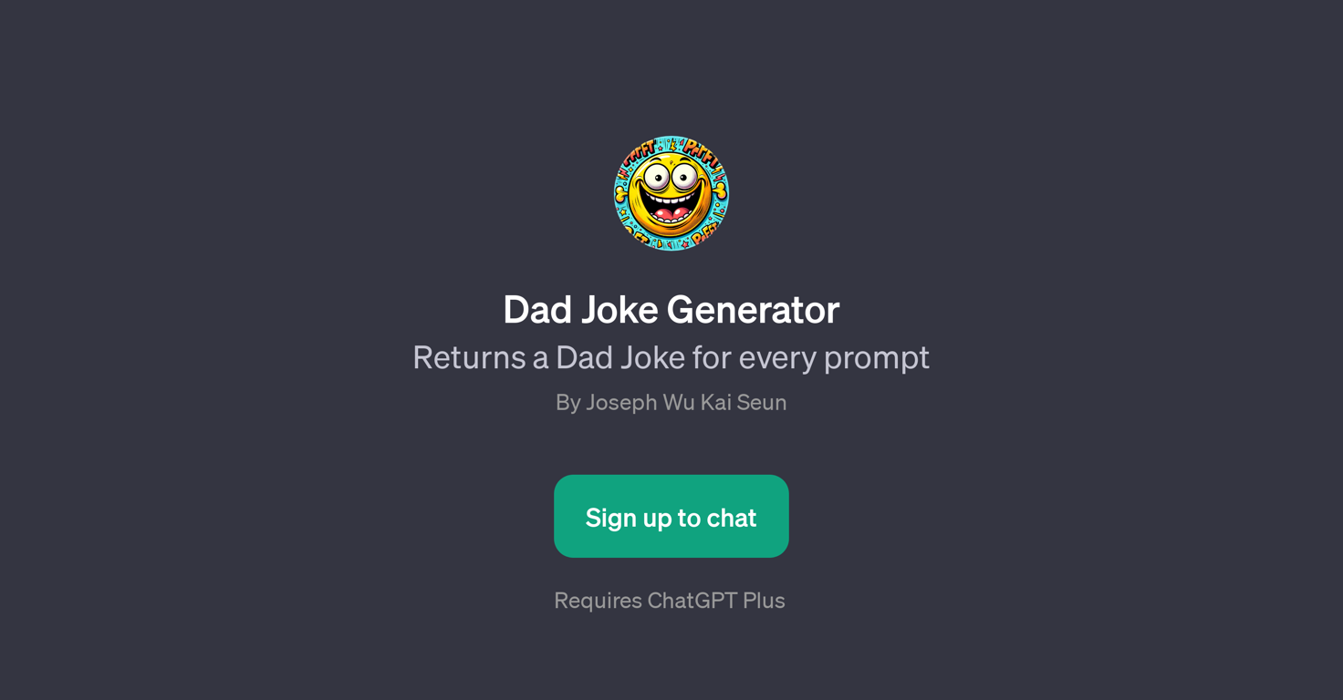 Dad Joke Generator website