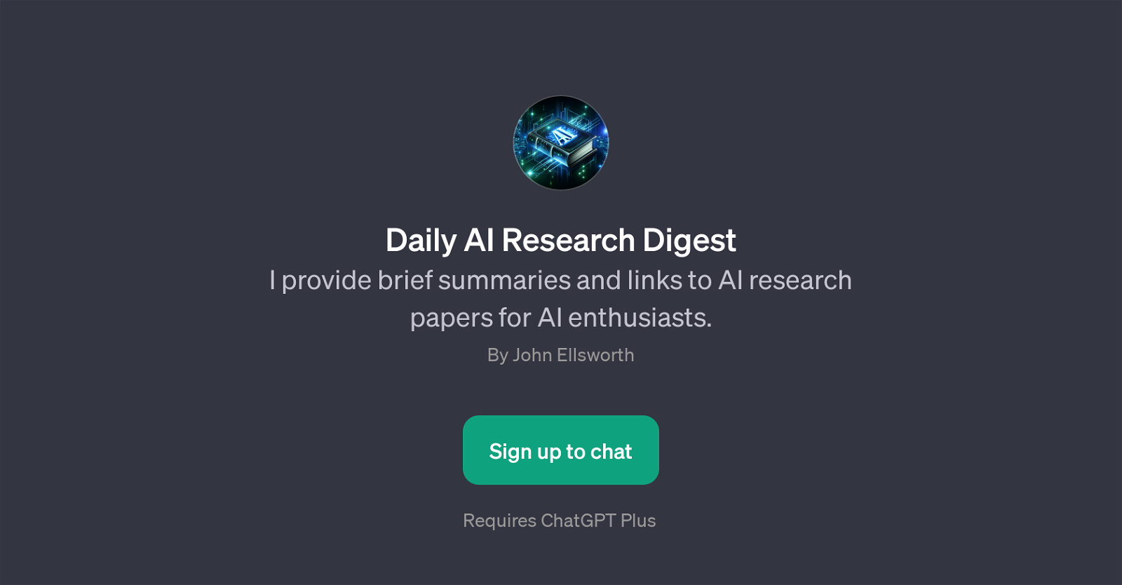 Daily AI Research Digest website
