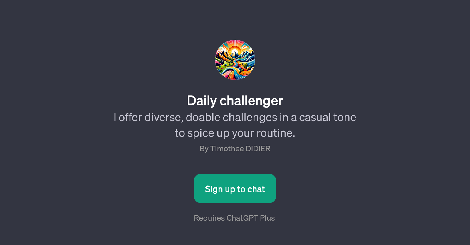 Daily Challenger website