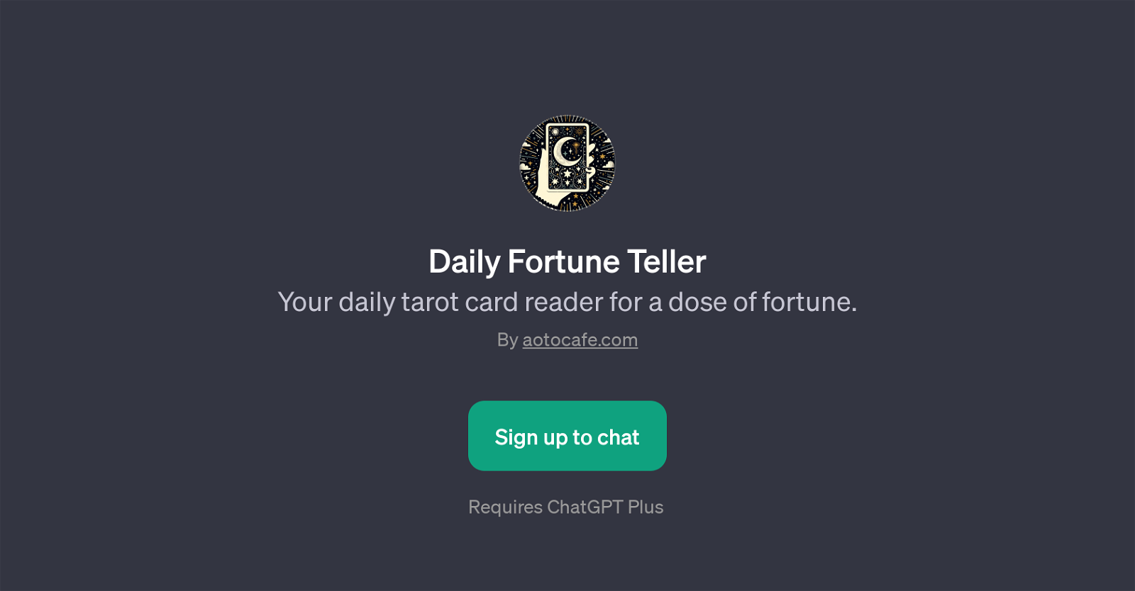 Daily Fortune Teller website