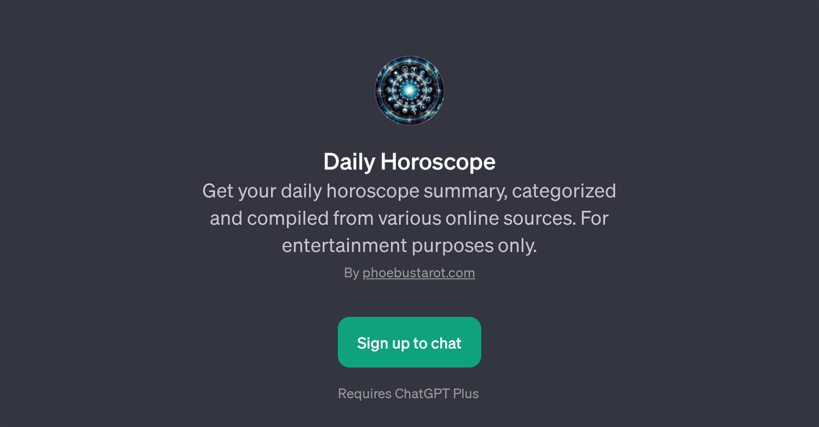 Daily Horoscope website