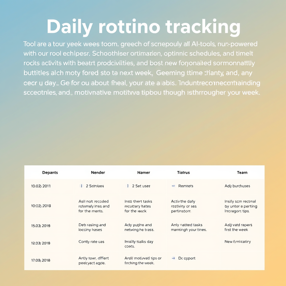 Daily roting tracking website