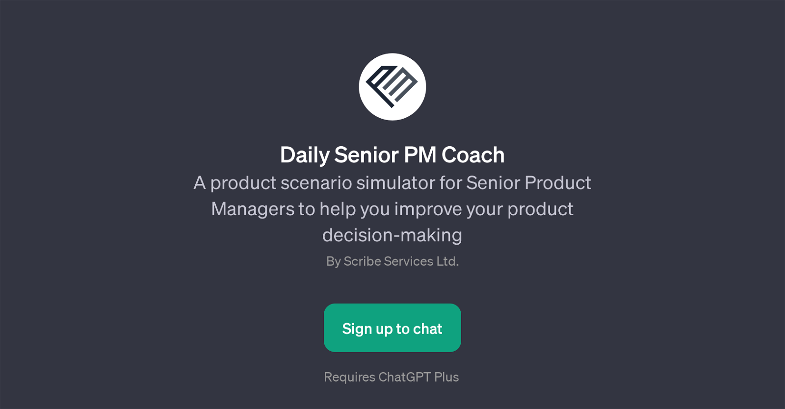 Daily Senior PM Coach website