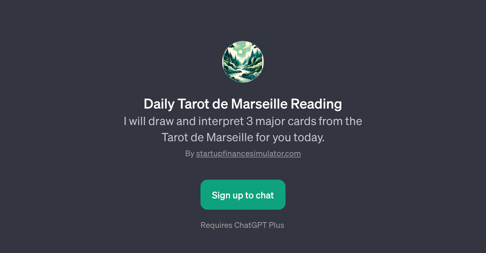 Daily Tarot de Marseille Reading website