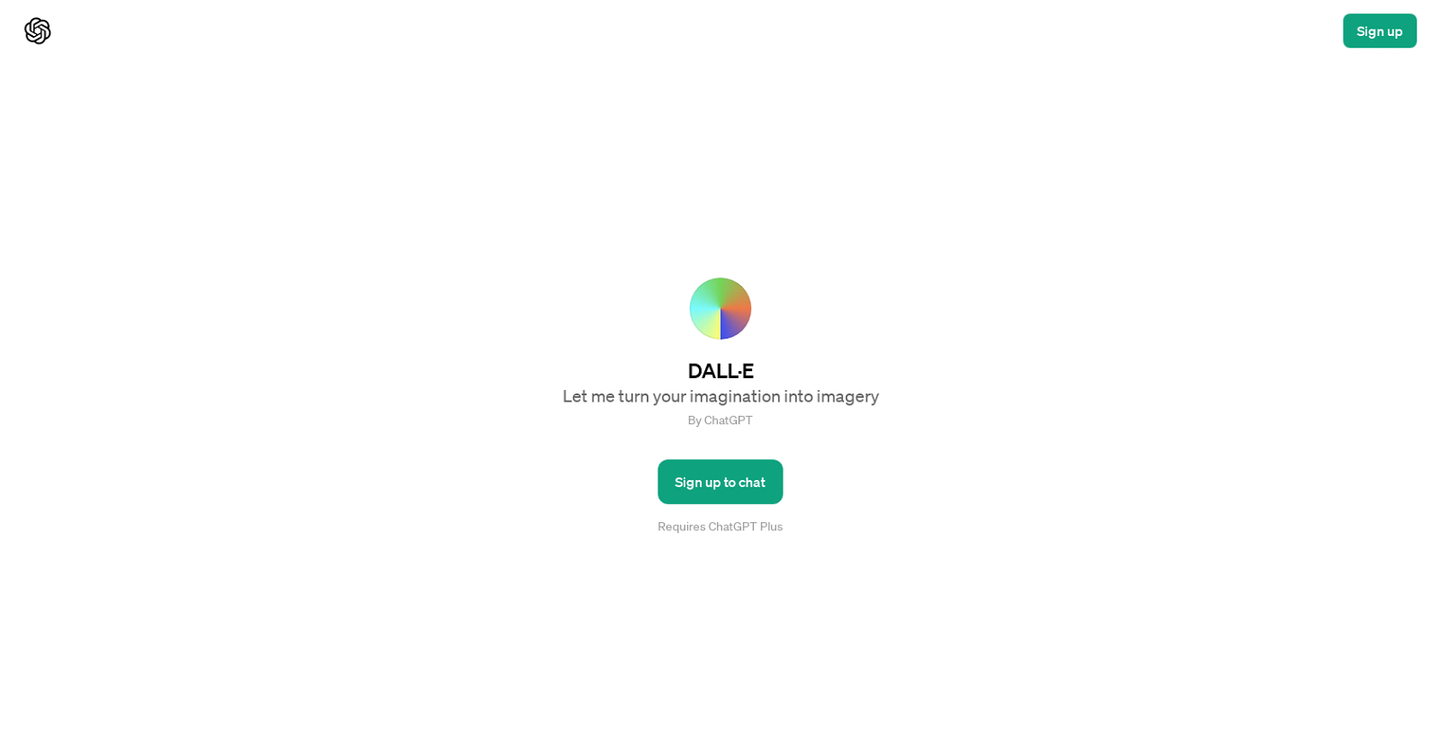 DALLE website