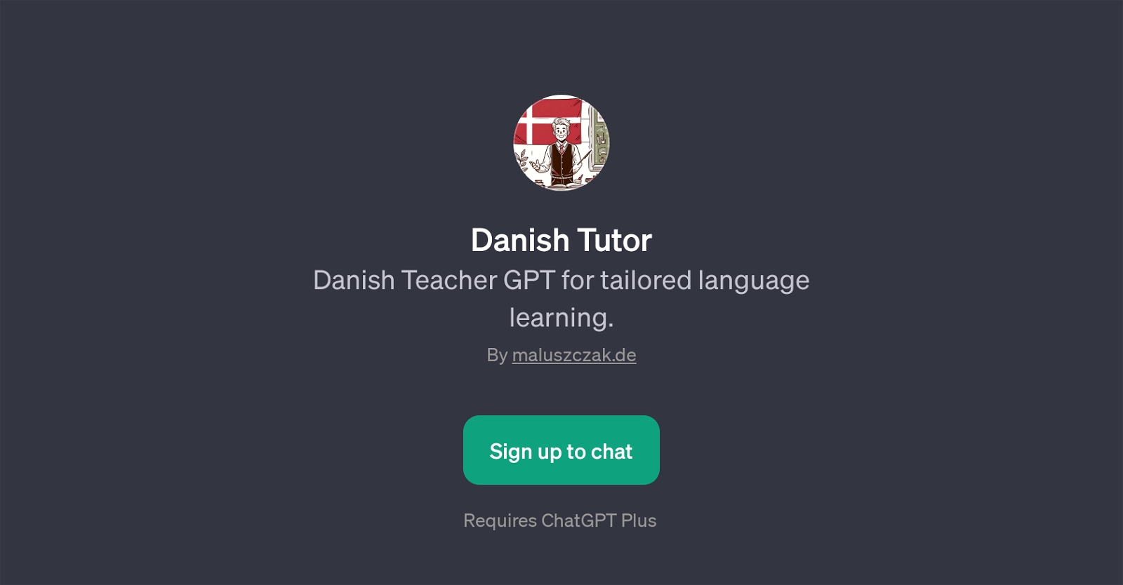 Danish Tutor website