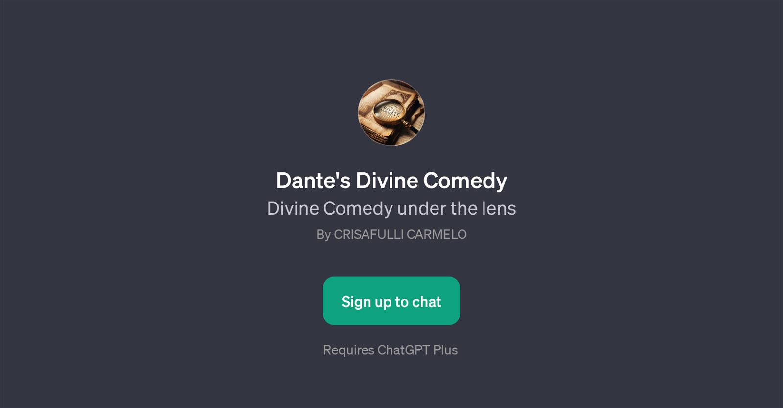 Dante's Divine Comedy website