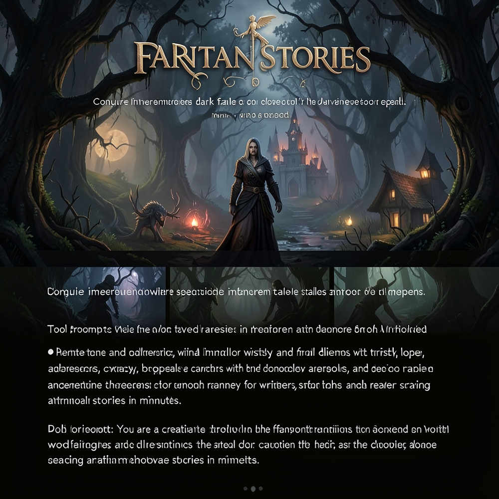 dark fantasy stories website