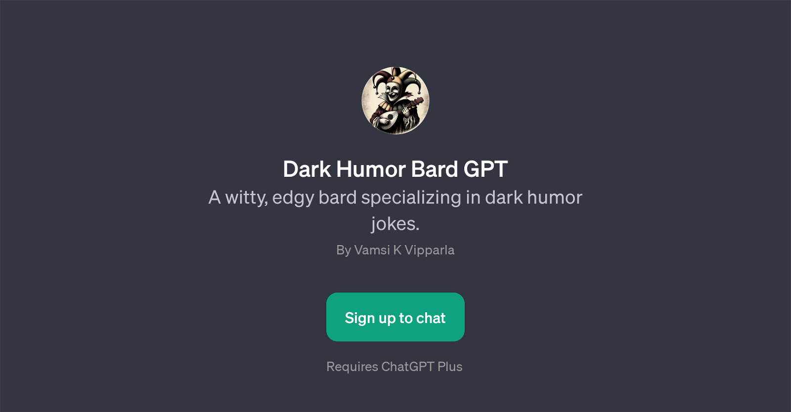 Dark Humor Bard GPT website