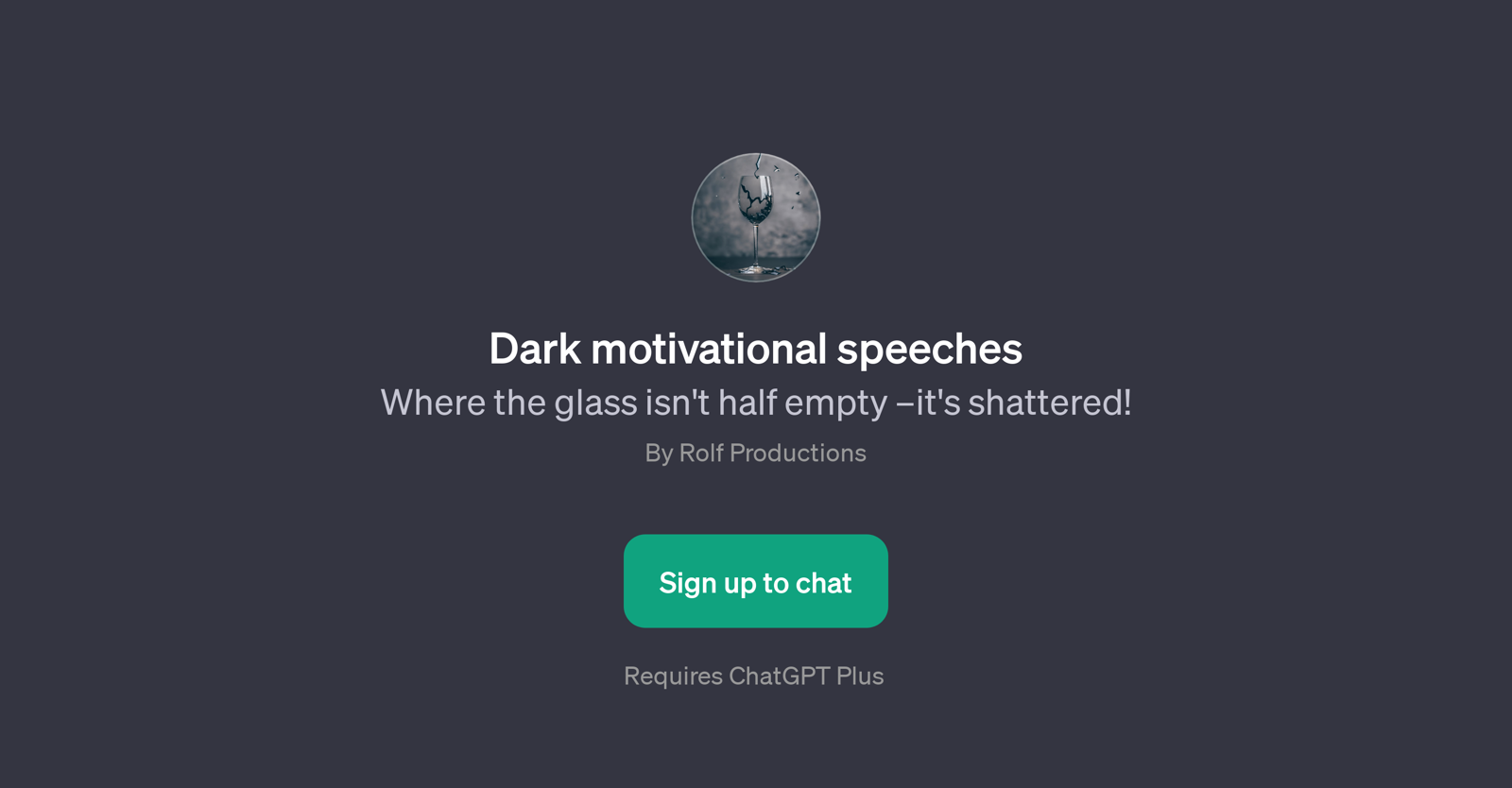 Dark Motivational Speeches website