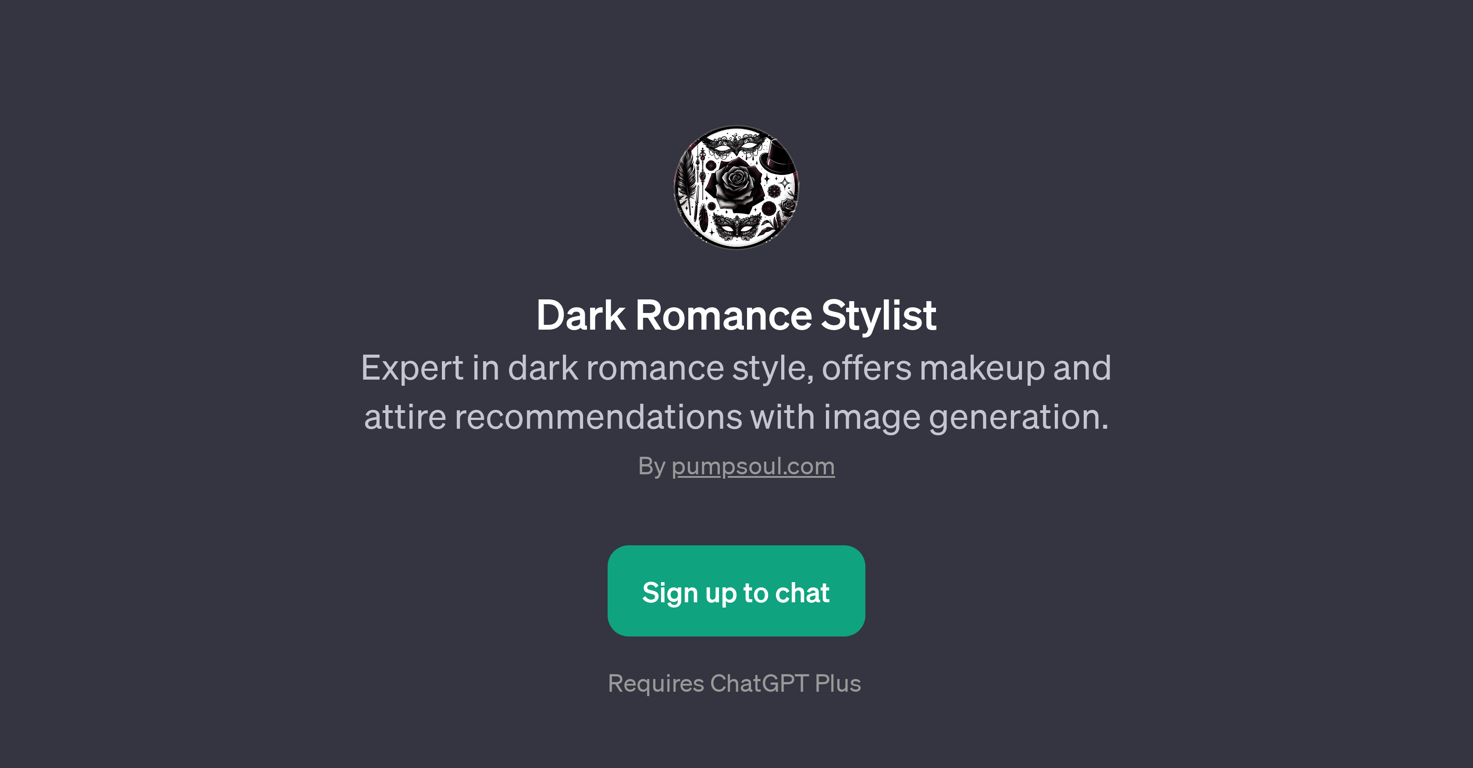 Dark Romance Stylist website