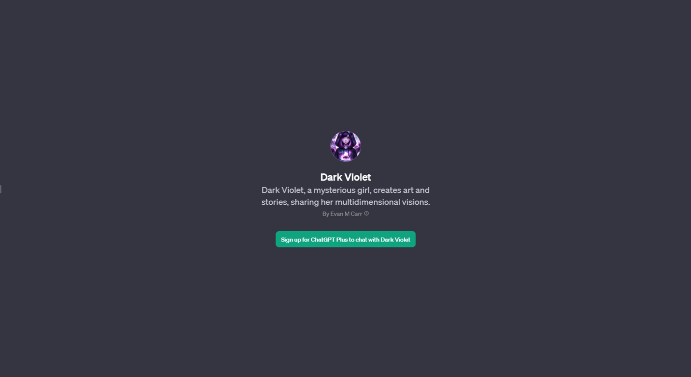 Dark Violet website