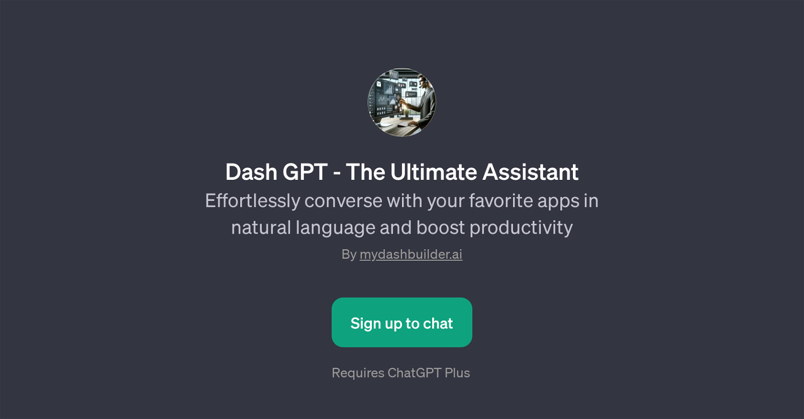 Dash GPT website